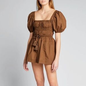 Ulla Johnson Allegra Square Neck Romper